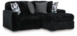 Midnight-Madness Sectional with Chaise - Furniture Gallery