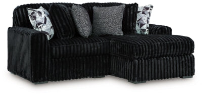 Midnight-Madness Sectional with Chaise - Furniture Gallery