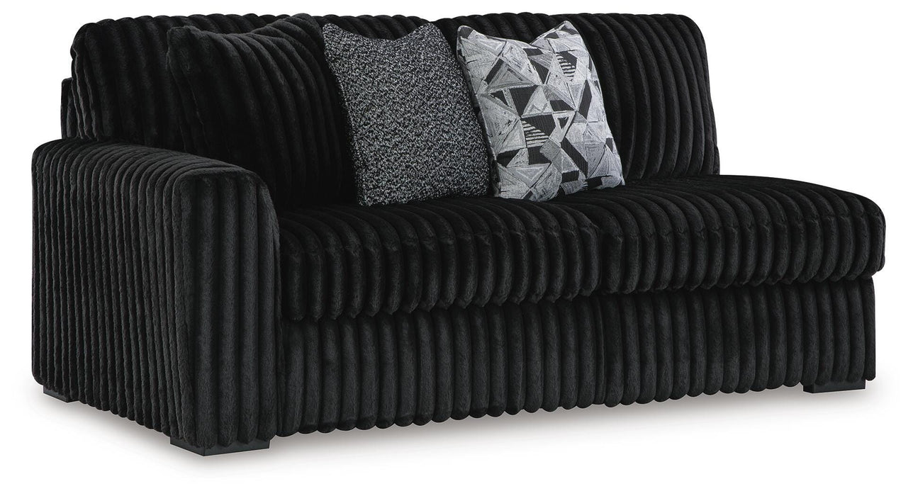Midnight-Madness Sectional Sofa with Chaise - Furniture Gallery