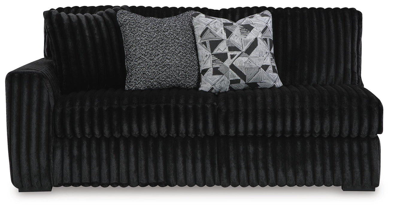 Midnight-Madness Sectional Sofa with Chaise - Furniture Gallery