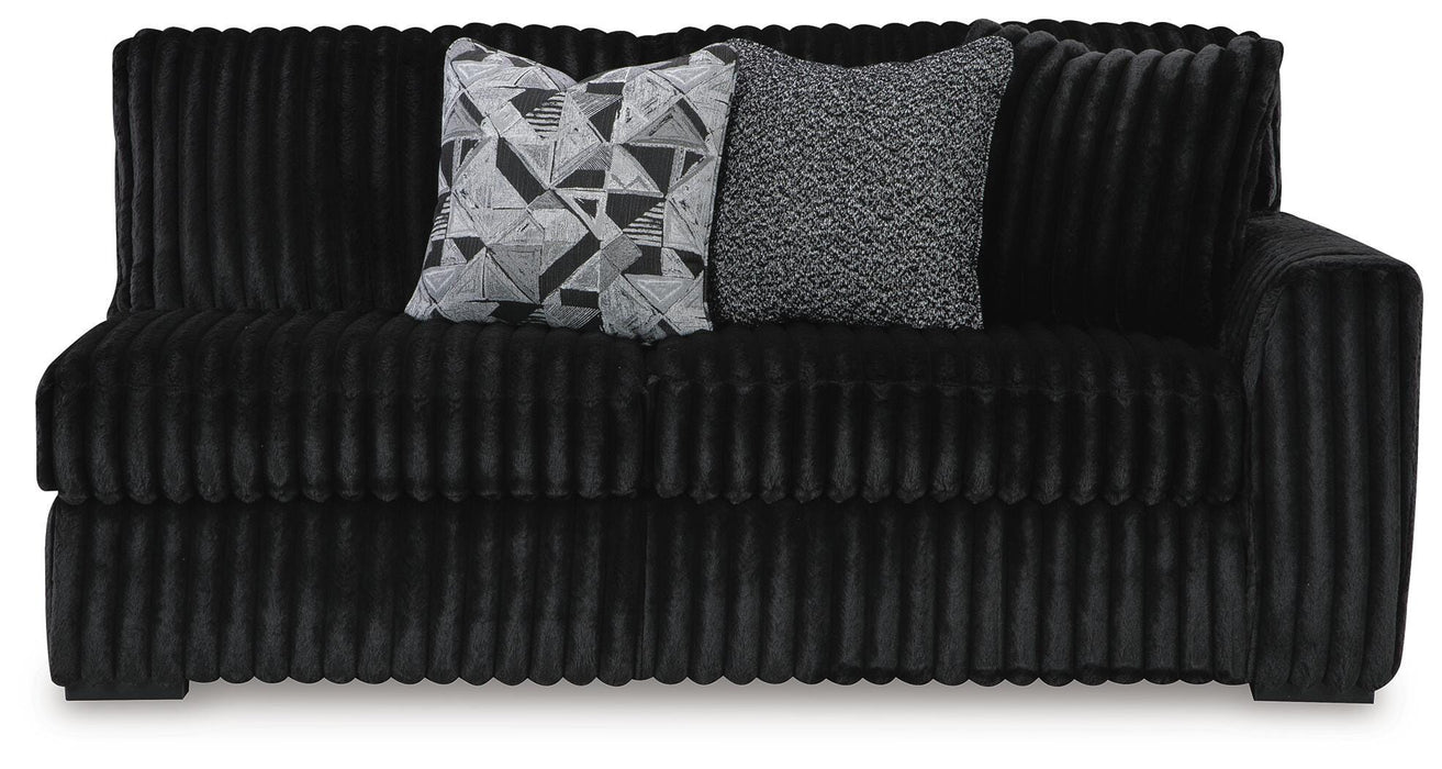 Midnight-Madness Sectional Sofa with Chaise - Furniture Gallery