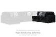 Midnight-Madness Sectional Sofa with Chaise - Furniture Gallery