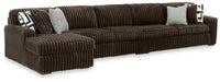 Midnight-Madness Sectional with Chaise - Furniture Gallery