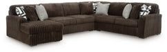 Midnight-Madness Sectional with Chaise - Furniture Gallery