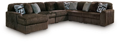 Midnight-Madness Sectional with Chaise - Furniture Gallery