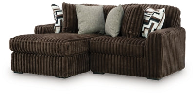 Midnight-Madness Sectional with Chaise - Furniture Gallery