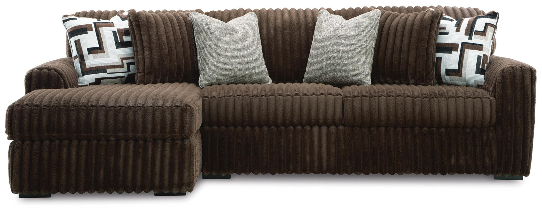 Midnight-Madness Sectional Sofa with Chaise - Furniture Gallery
