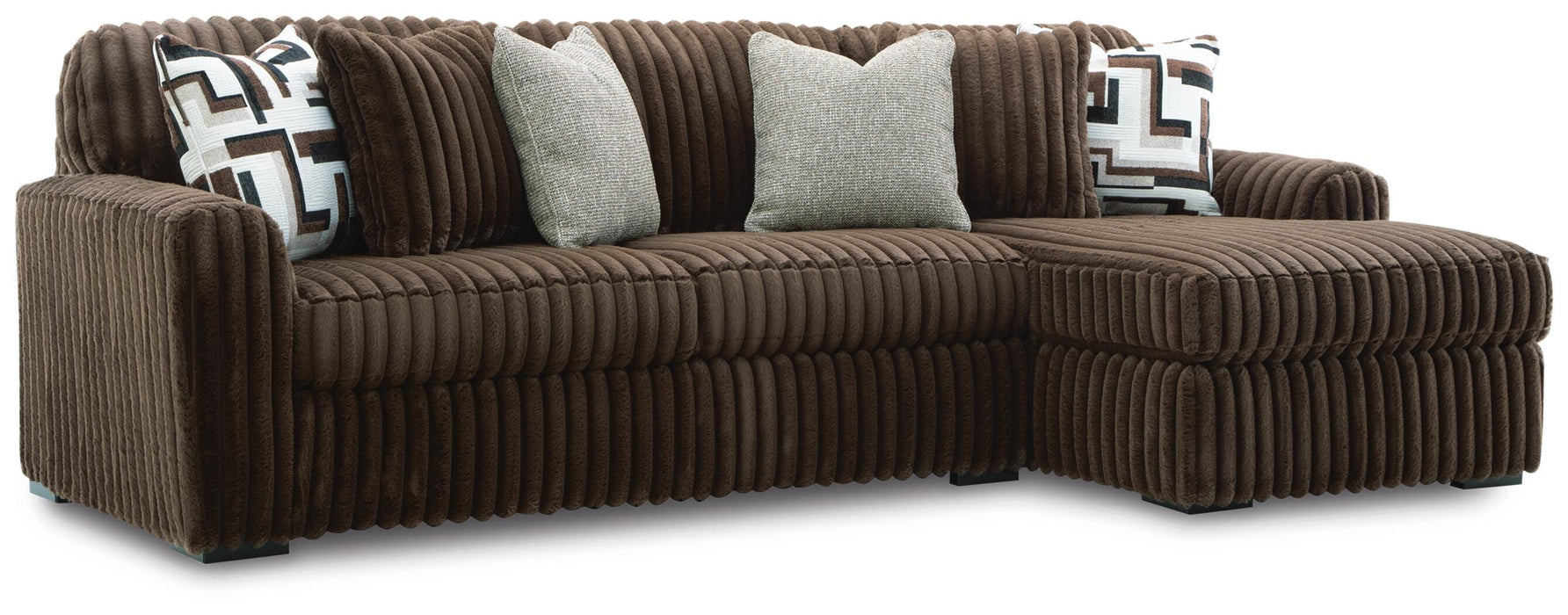 Midnight-Madness Sectional Sofa with Chaise - Furniture Gallery