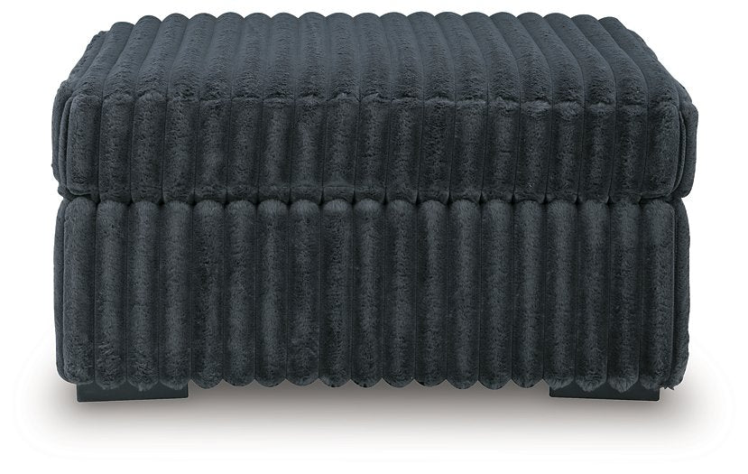 Midnight-Madness Oversized Accent Ottoman - Furniture Gallery