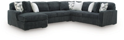 Midnight-Madness Sectional with Chaise - Furniture Gallery