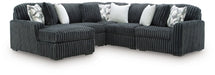 Midnight-Madness Sectional with Chaise - Furniture Gallery