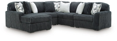 Midnight-Madness Sectional with Chaise - Furniture Gallery