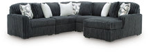 Midnight-Madness Sectional with Chaise - Furniture Gallery