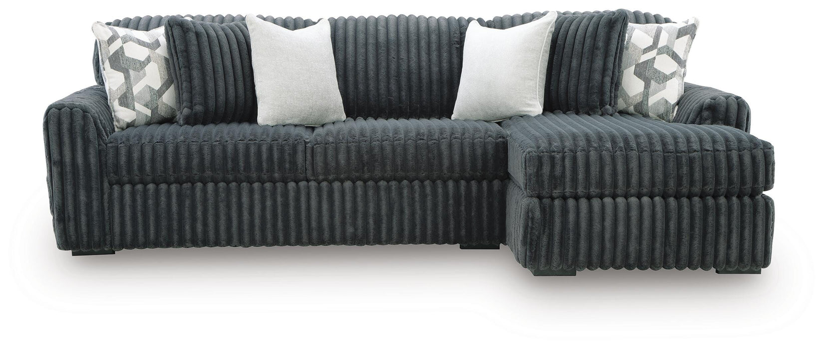 Midnight-Madness Sectional Sofa with Chaise - Furniture Gallery