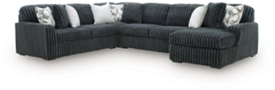 Midnight-Madness Sectional with Chaise - Furniture Gallery
