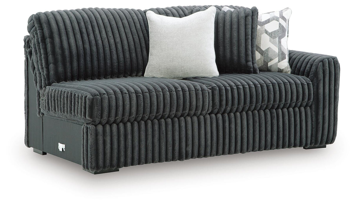 Midnight-Madness Sectional Sofa with Chaise - Furniture Gallery