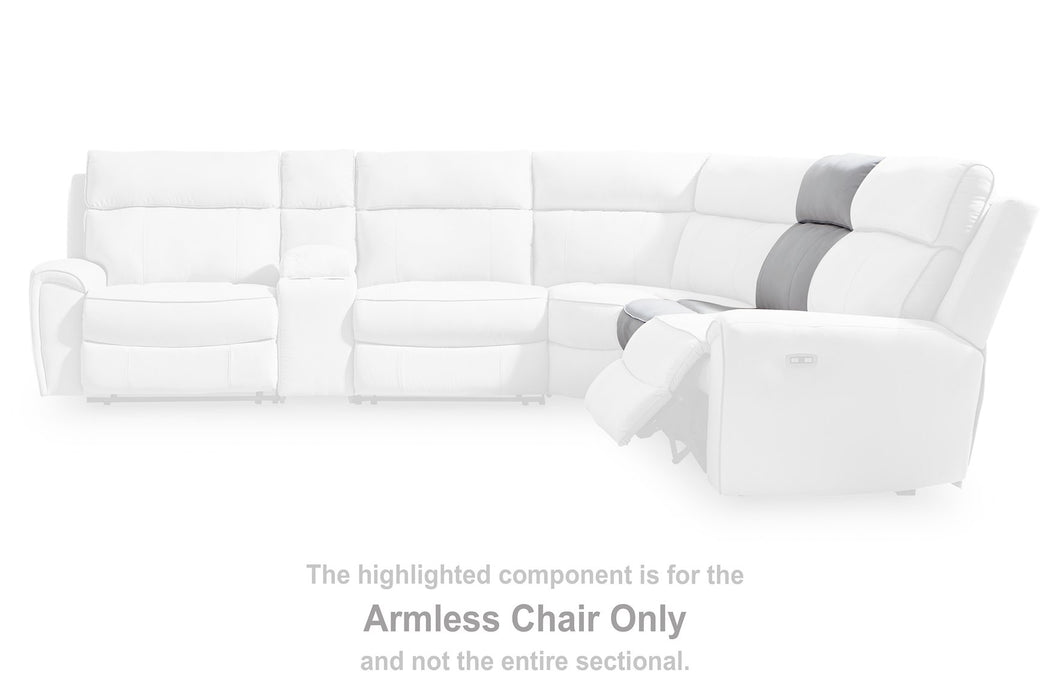 Social Pointe Reclining Sectional with Storage Consoles - Furniture Gallery