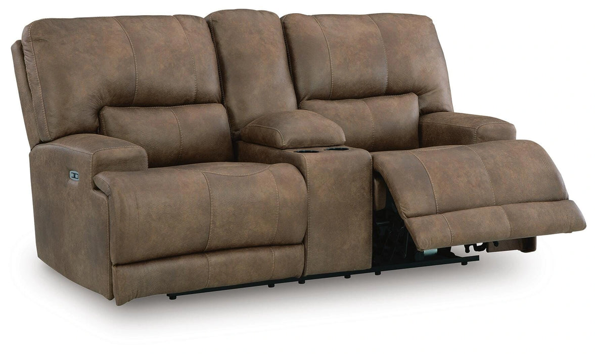 Beckley Place Power Reclining Loveseat with Console