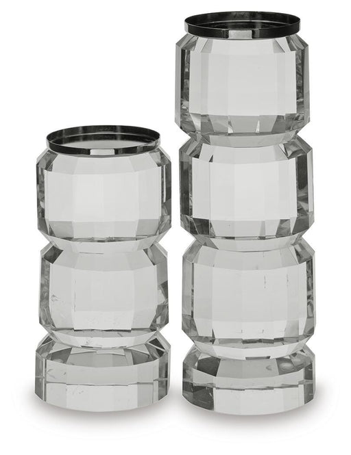 Brentley Candle Holder Set (Set of 2) - Furniture Gallery
