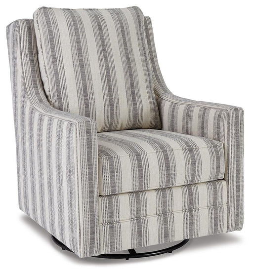 Kambria Swivel Glider Accent Chair - Furniture Gallery