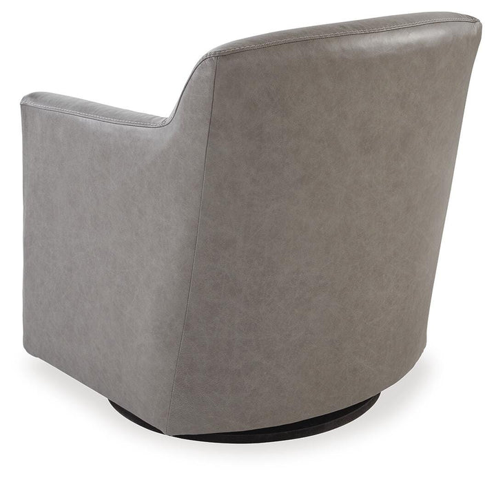 Bradney Swivel Accent Chair - Furniture Gallery