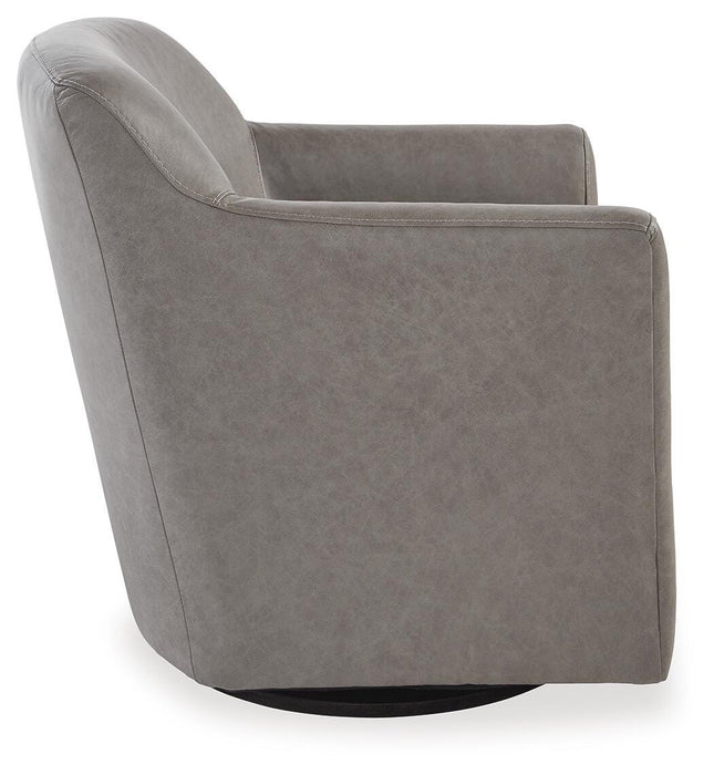 Bradney Swivel Accent Chair - Furniture Gallery
