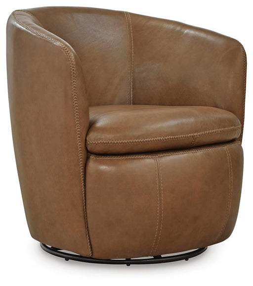 Kierreys Swivel Accent Chair - Furniture Gallery