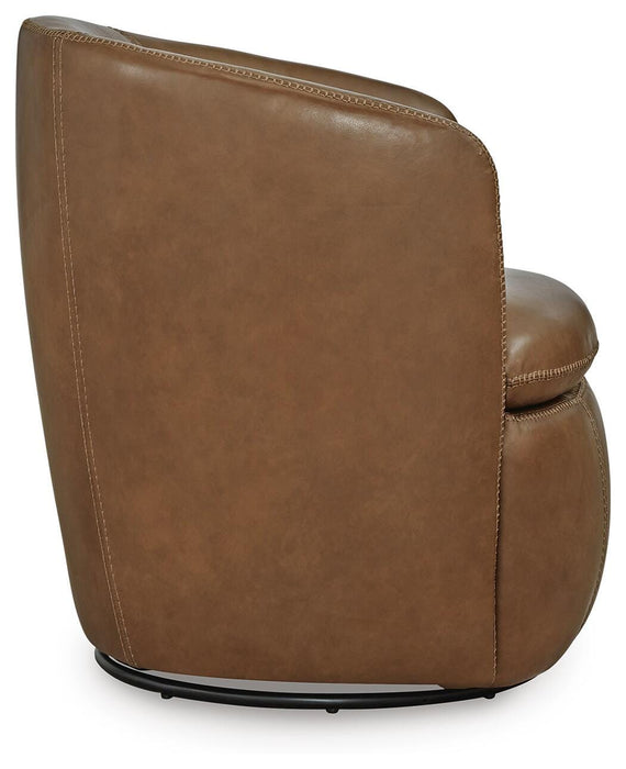 Kierreys Swivel Accent Chair - Furniture Gallery