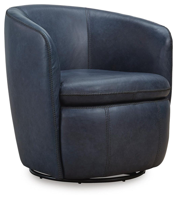 Kierreys Swivel Accent Chair - Furniture Gallery