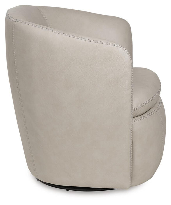 Kierreys Swivel Accent Chair - Furniture Gallery