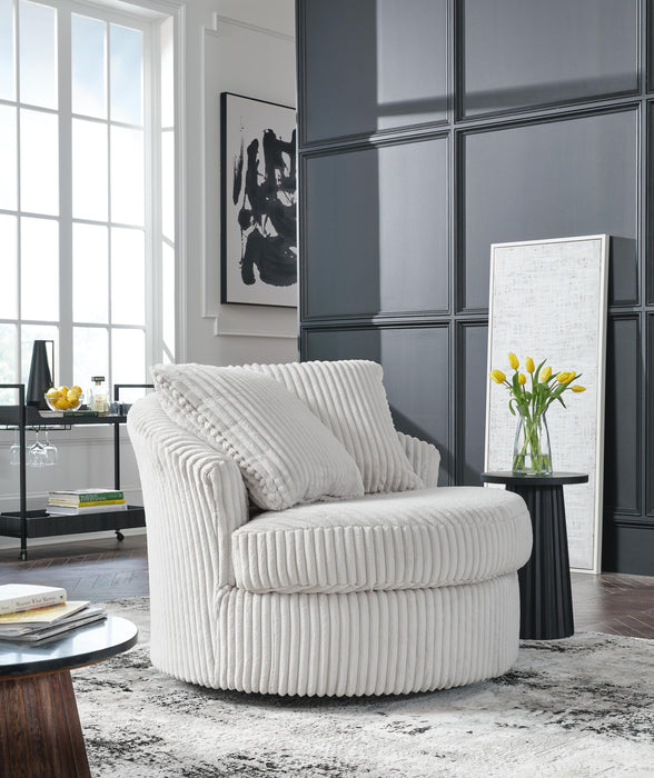 Gramwell Swivel Accent Chair - Furniture Gallery
