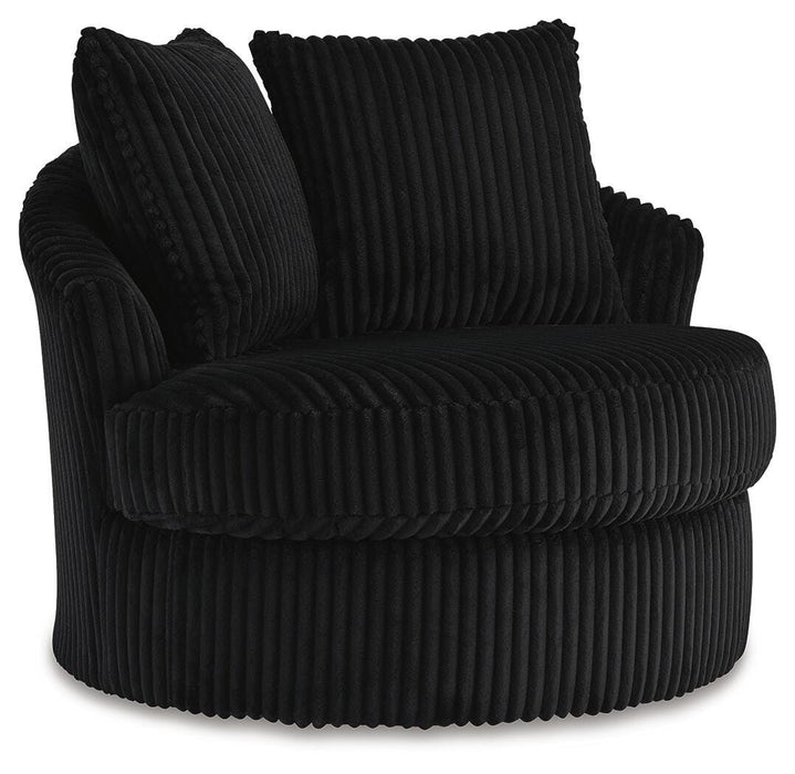 Gramwell Swivel Accent Chair - Furniture Gallery