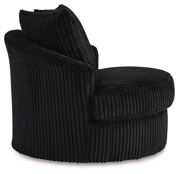 Gramwell Swivel Accent Chair - Furniture Gallery