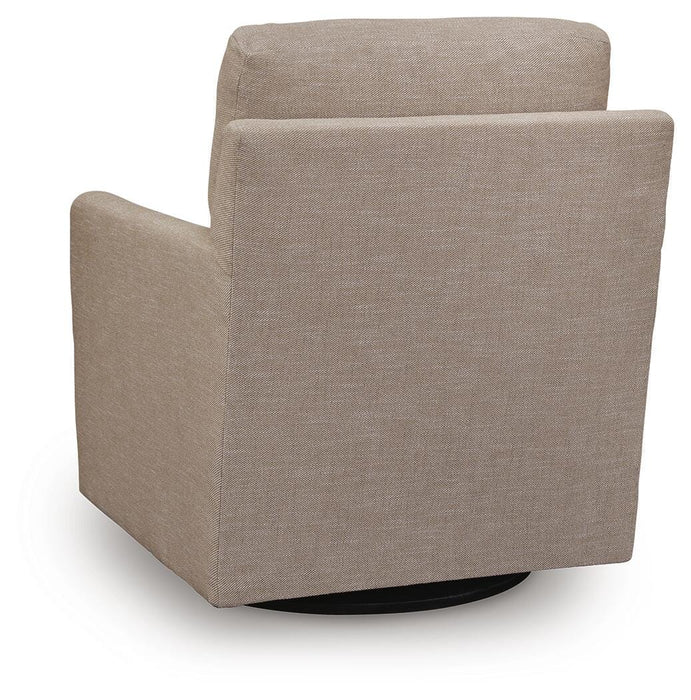 Freybourne Next-Gen Nuvella Swivel Accent Chair - Furniture Gallery