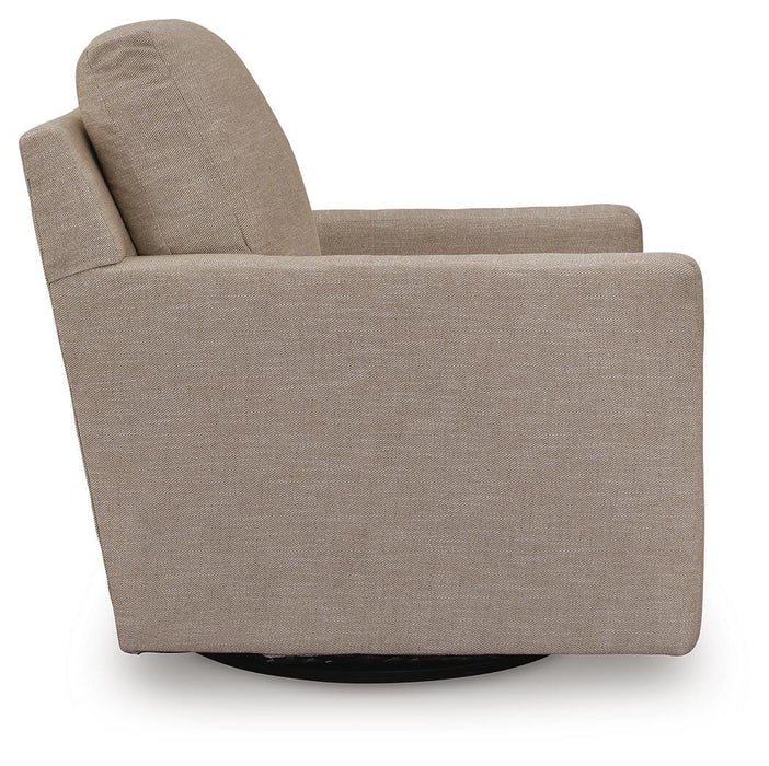Freybourne Next-Gen Nuvella Swivel Accent Chair - Furniture Gallery
