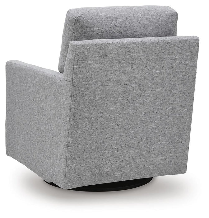 Freybourne Next-Gen Nuvella Swivel Accent Chair - Furniture Gallery