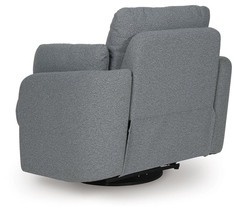 Alainmont Next-Gen Nuvella Swivel Power Recliner - Furniture Gallery