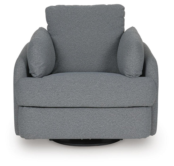 Alainmont Next-Gen Nuvella Swivel Power Recliner - Furniture Gallery