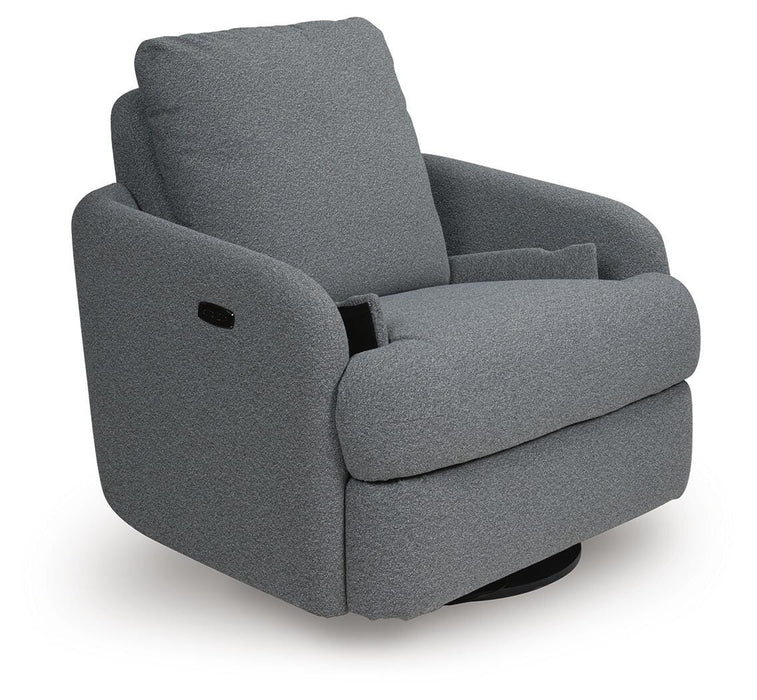 Alainmont Next-Gen Nuvella Swivel Power Recliner - Furniture Gallery