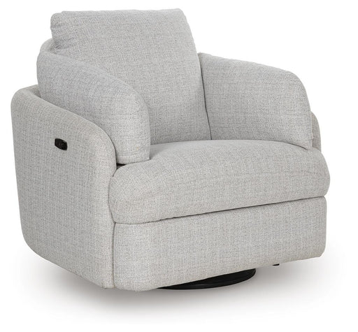 Alainmont Next-Gen Nuvella Swivel Power Recliner - Furniture Gallery