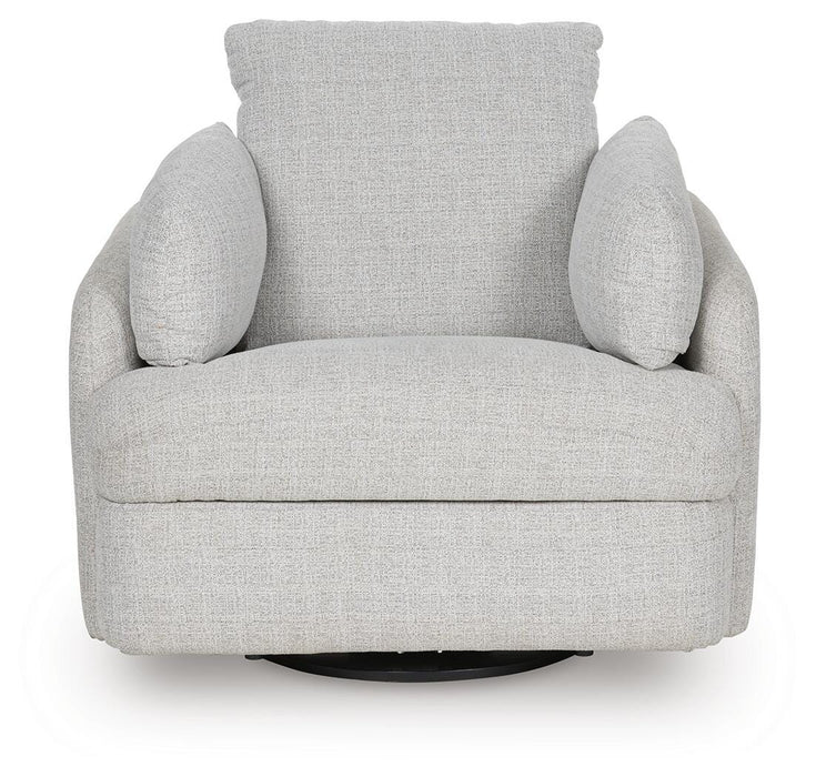 Alainmont Next-Gen Nuvella Swivel Power Recliner - Furniture Gallery