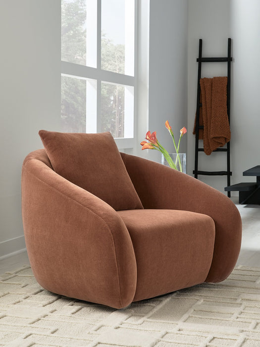 Yahya Swivel Accent Chair - Furniture Gallery