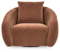 Yahya Swivel Accent Chair - Furniture Gallery