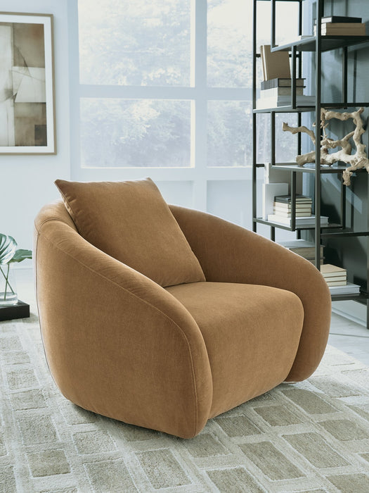Yahya Swivel Accent Chair - Furniture Gallery