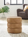 Ummi Swivel Accent Ottoman - Furniture Gallery