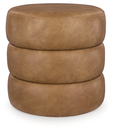 Ummi Swivel Accent Ottoman - Furniture Gallery