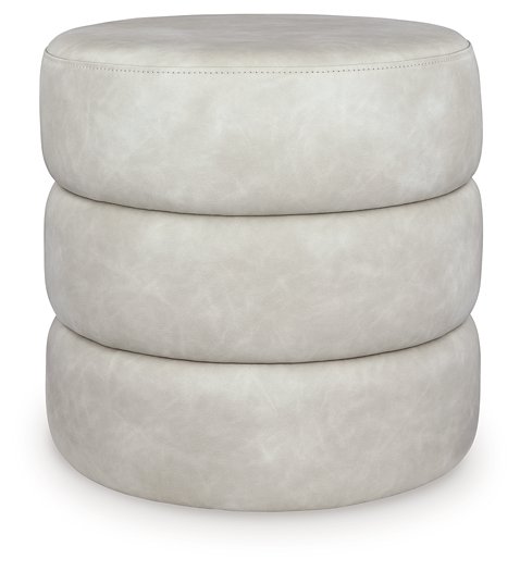 Ummi Swivel Accent Ottoman - Furniture Gallery