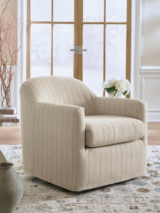 Valwick Swivel Accent Chair - Furniture Gallery