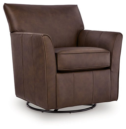 Braydunn Swivel Glider Accent Chair - Furniture Gallery