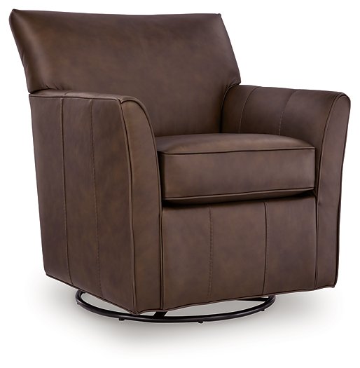 Braydunn Swivel Glider Accent Chair - Furniture Gallery